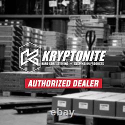 Kryptonite Control Arm Kit/Death Grip Tie Rods/Cam Bolts For 07-13 GM 1500/SUVs