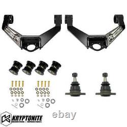 Kryptonite Control Arms/Cam Bolts/Leveling Kit For 2011-2019 GM 2500HD/3500HD