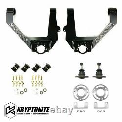 Kryptonite Stage 2 Leveling Kit & Control Arms For 14-18 Chevy GMC 1500 1/2 Ton