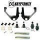 Kryptonite Upper Control Arms/ball Joints/tie Rod Sleeves For 07-16 Gm 1500/suvs