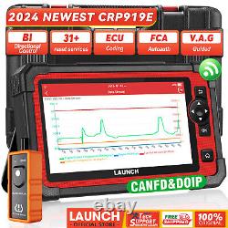 LAUNCH CRP919E Elite Bidirectional Car Diagnostic Tool OBD2 Scanner ECU Coding