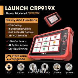 LAUNCH CRP919X OBD2 Bidirectional Scanner Full System Diagnostic Tool Key Coding