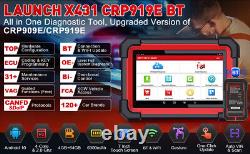 LAUNCH X431 CRP919E BT PRO Car Diagnostic Scanner Bidirectional Key Coding CANFD