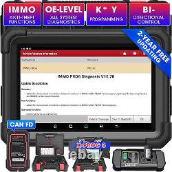 LAUNCH X431 IMMO ELITE PRO5 OBD Scanner Car Diagnostic Tool ECU K-y Progr-mming