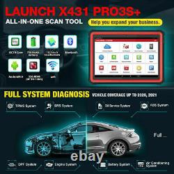 LAUNCH X431 PRO3S+ OE-Level Car OBD2 Bidirectional Scanner Tool KEY Coding TPMS