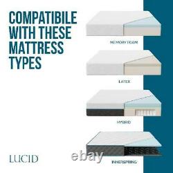 Lucid Basic Remote Controlled Adjustable Bed Base Heavy Duty Steel Multi Posit