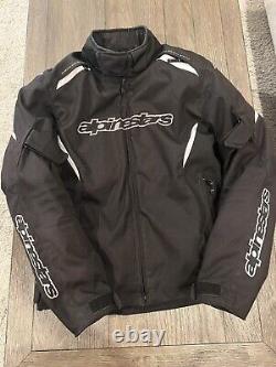 Mens Alpinestars Climate Control System Textile Motorcycle Jacket Black Large