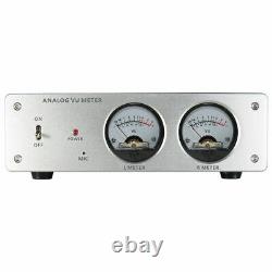 Meter Aluminum Alloy Voice Control Level Meter Dual Analog Tube Amplifier