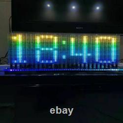 Music Spectrum 20 Segments Durable Acrylic Remote Voice Control Time Display