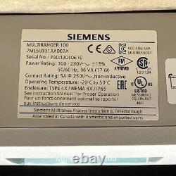 NEW OPEN BOX- Siemens MULTIRANGER 100 7ML50331AA002A Ultrasonic Level Controller