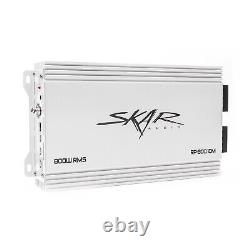 New Skar Audio Rp-800.1dm Monoblock Class D 1,200 Watt Max Marine Sub Amplifier