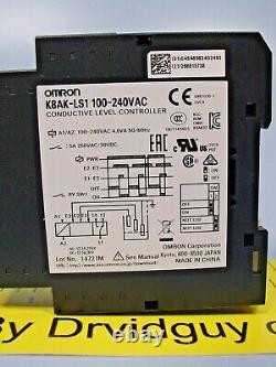 Omron K8AK-LS1 Industrial Relay Conductive Level Controller 100-240VAC DIN Rail