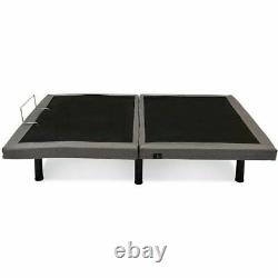 Queen Adjustable Bed Frame Base with Remote Control USB Ports and Massage