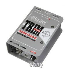Radial Engneering Trim-Two Passive Stereo Direct DI Box with Level Control