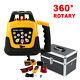 Ridgeyard Automatic Self-leveling Rotary Laser Level Red Beam Remote Control