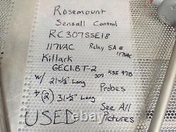 Rosemount Sensall Control RC307SSE18 117VAC Liquid Level Switch Killark GECLBT-2