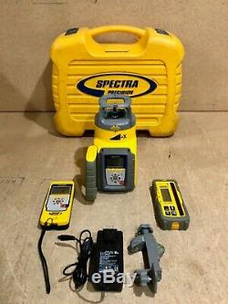 Spectra Precision GL612N Rotary Grade Laser Level With Remote Control, Receiver