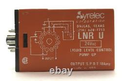 Syrelec LNRU24A Pump/Liquid Level Controller/Relay SPDT 10A 24VAC Knob