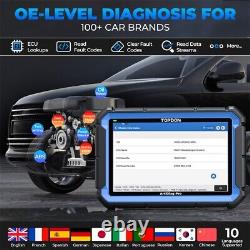 TOPDON AD PRO Car Diagnostic Tool OBD2 Scanner ABS SRS SAS EPB TPMS BMS Reset