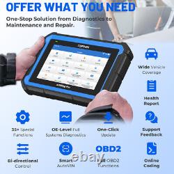 TOPDON ArtiDiag PRO Scanner Auto All Diagnostic Bidirectional Scan Online Coding