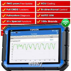 TOPDON ArtiDiag Pro V2.0 Full System Car OBD2 Diagnostic Scanner Online Coding