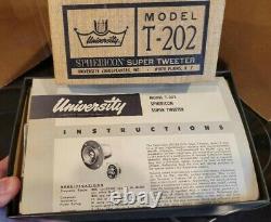 University T-202 Sphericon Super Tweeter & Level Controller NEW IN BOX WithMANUAL