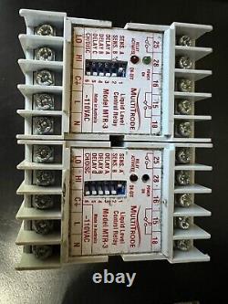 Used MULTITRODE MTR-3 110-VAC Liquid Level Control Relay