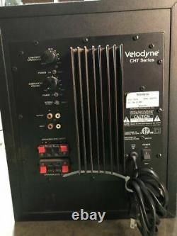 Velodyne Cht-8 130 Watts Powered Subwoofer Level & Crossover Controls