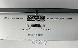 Vintage Shure Level-Loc Audio Level Controller Model M62 Limiter Compressor
