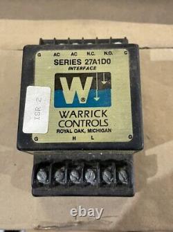 Warrick Controls Series 27A 1D0 27A1D0 CONDUCTIVITY BASED LIQUID LEVEL CONTROL