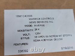 Water Level Control 120V For Warrick-Gems Sensors & Controls -Part# 16M1C40606