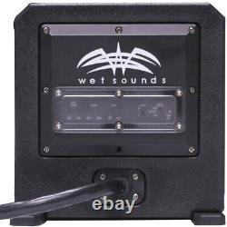 Wet Sounds Stealth AS-6 250 Watts Active Subwoofer Enclosure Used Good