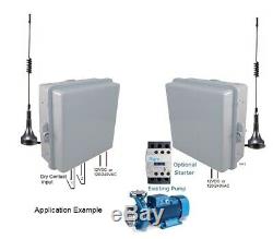Wireless Pump Control Long Range, Alarm, 4 Ch, Water Tank Level Remote Radio PS