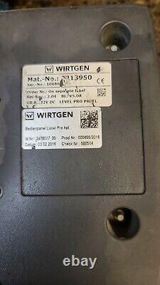 Wirtgen control panel level pro for milling machine without cable