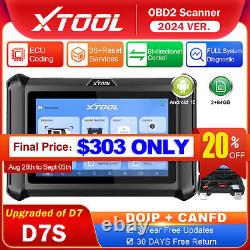 XTOOL D7S Auto Diagnostic Bidirectional Scanner IMMO Programming Tool DOIP/CANFD