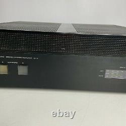 Yamaha M-4 Power Amplifier withLevel Meter R/L Level Controls Tested